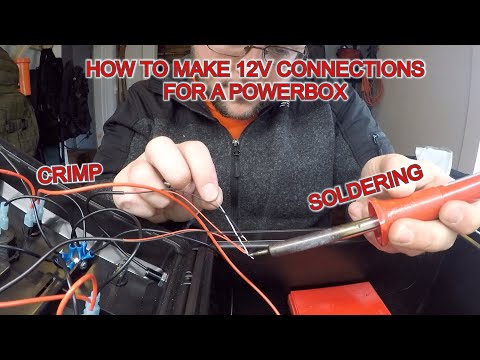 How to Make 12v Connections for a Power box.