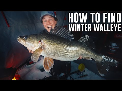 How To Find Winter Walleye!