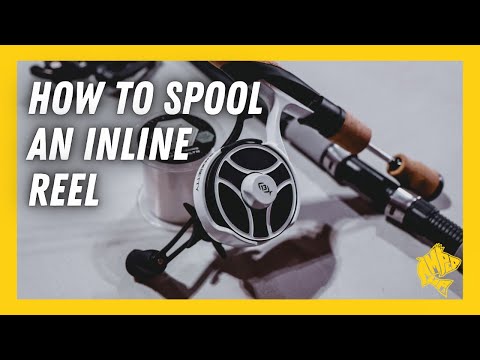 How to Spool an INLINE Ice Fishing Reel (13 Fishing Black Betty FreeFall Ghost)