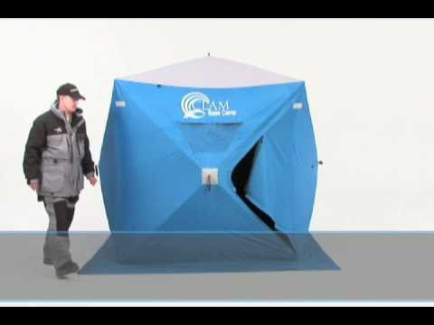 Clam Pop-up Hub Fish House &quot;How to set it up&quot;.mov