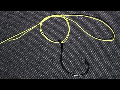 EASIEST fishing knot! How to tie palomar knot - Fishing knots for lure, hooks, swivels