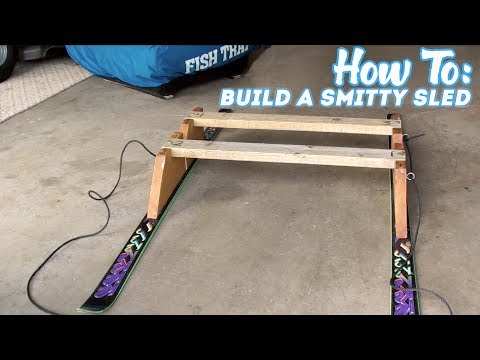 How To Build A &quot;Smitty&quot; Type Ice Fishing Sled. Easy DIY.