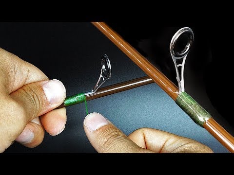Rod Repair/How To Fix A Guide On The Fishing Rod [Wrapping And Epoxy]