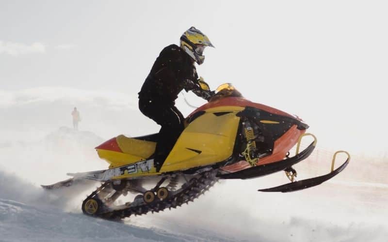 snowmobiles with high-grade traction