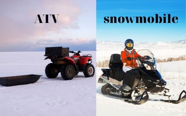 ATV or snowmobile for ice fishing