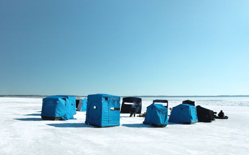 ice fishing shelters