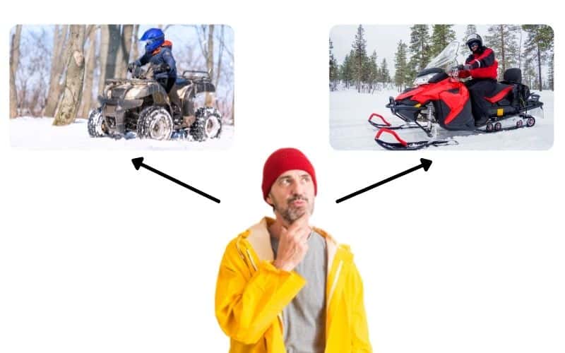 snowmobile or ATV