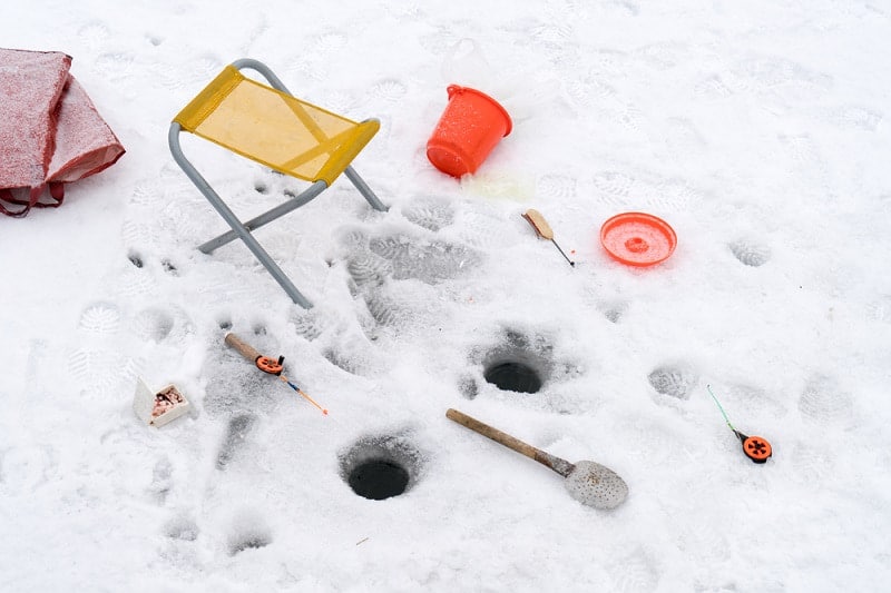 best ways to keep ice fishing holes from freezing