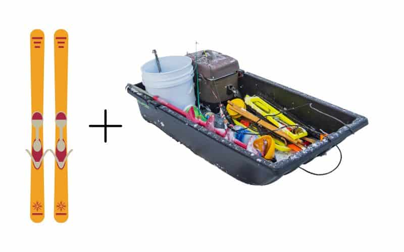 How To Attach Skis to an Ice Fishing Sled?